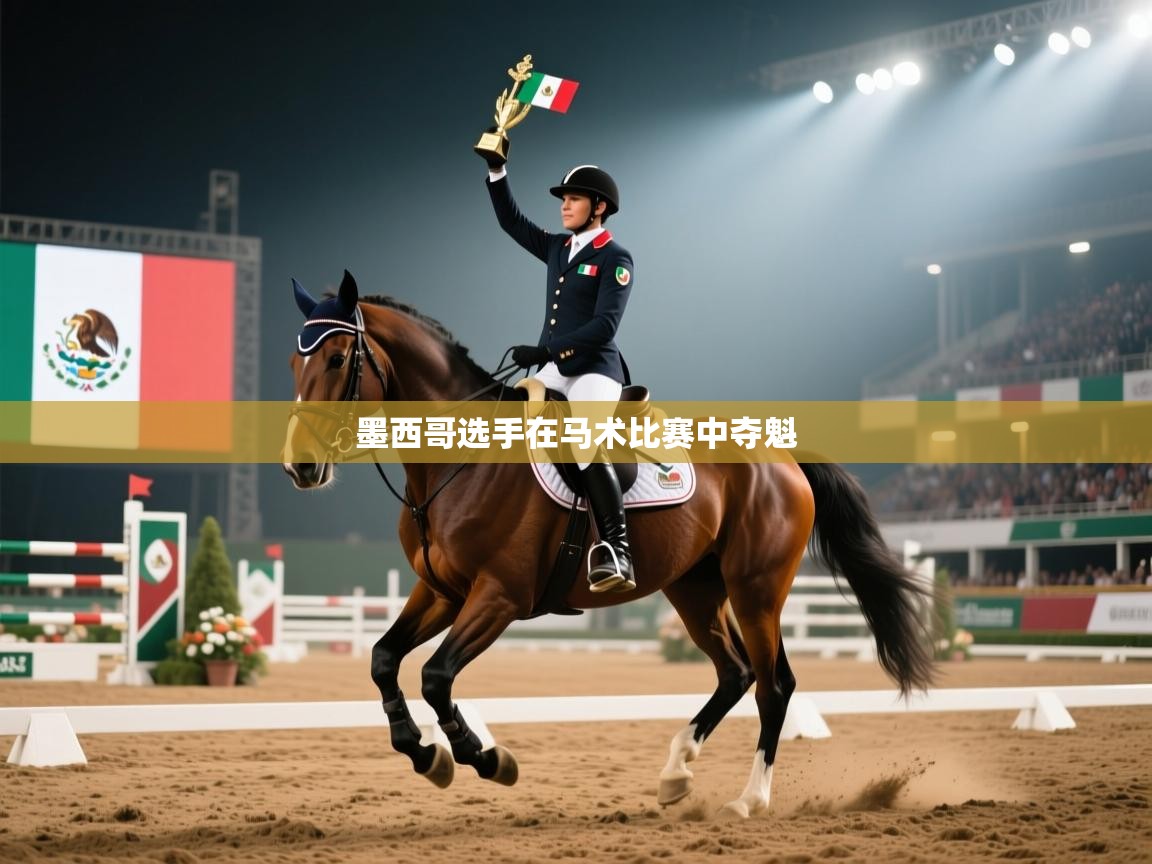 墨西哥选手在马术比赛中夺魁  第1张