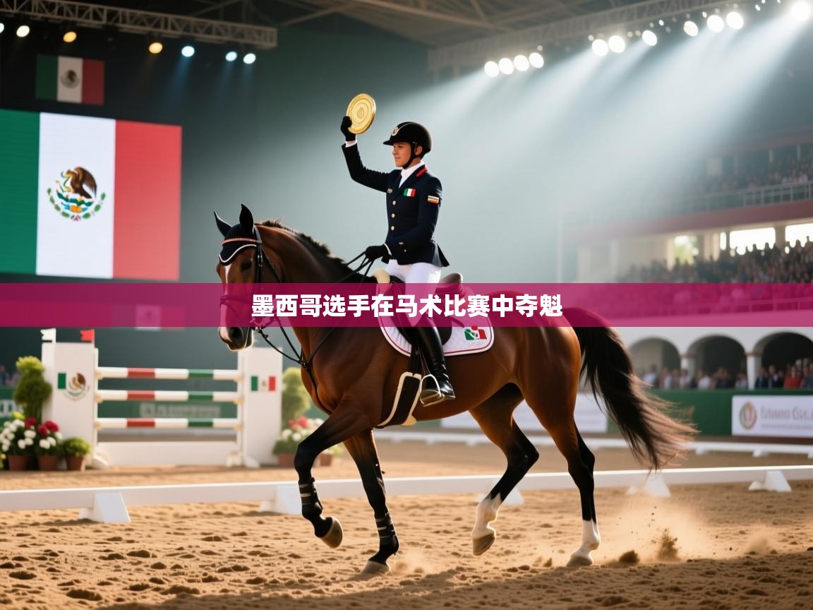 墨西哥选手在马术比赛中夺魁  第2张